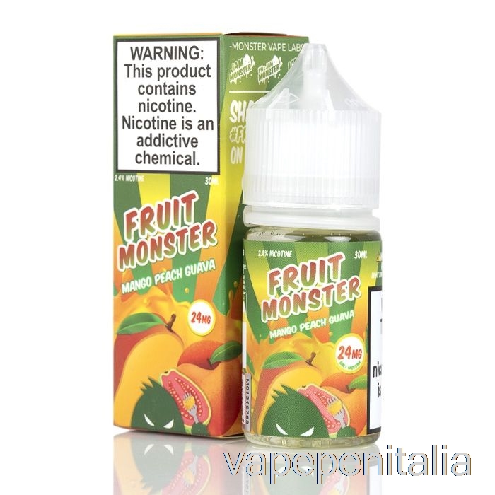 Vape Italia Mango Pesca Guava - Sali Di Frutta Mostri - 30ml 24mg